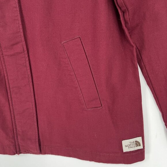 The North Face Shipler Full Zip Hoodie Womens Size Medium  Deep Garnet Red - Picture 7 of 16